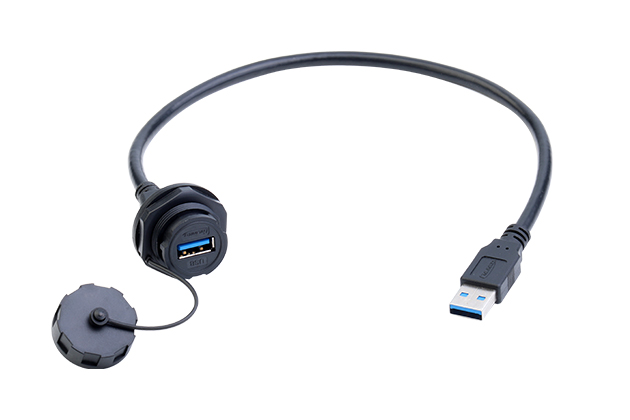 USB3.0焊線SR插座(公頭+母座 線長(zhǎng)1米)